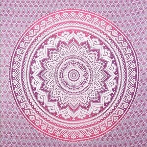 Pink, Purple, & White Tapestry